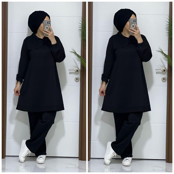2525 K60 SİYAH GAMZE TAKIM - 5
