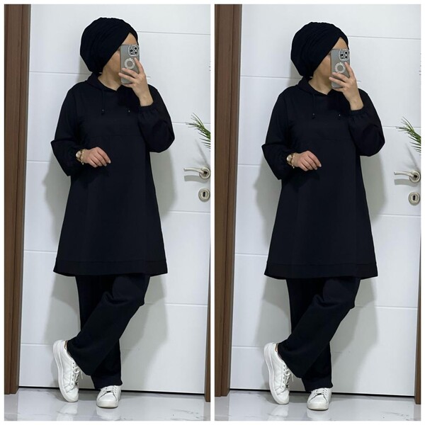 2525 K60 SİYAH GAMZE TAKIM - 4