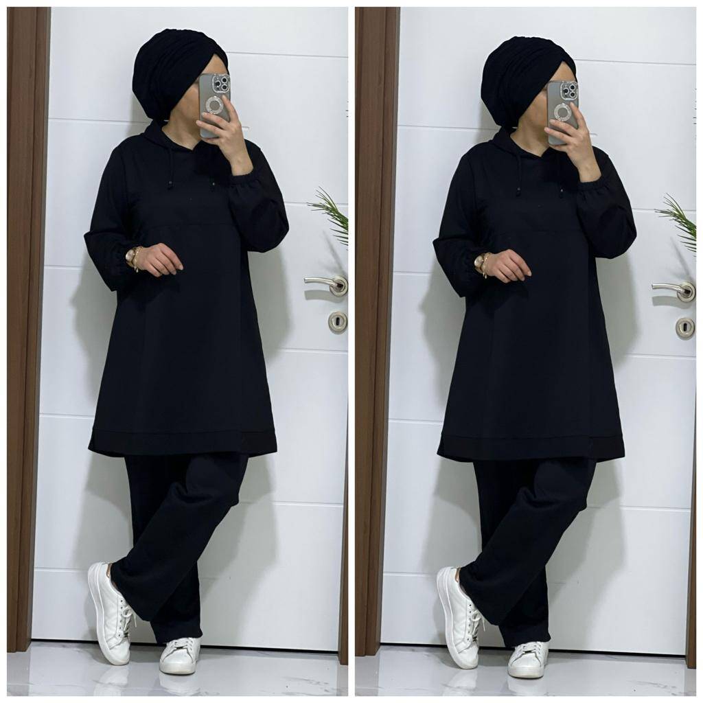 2525 K60 SİYAH GAMZE TAKIM - 4