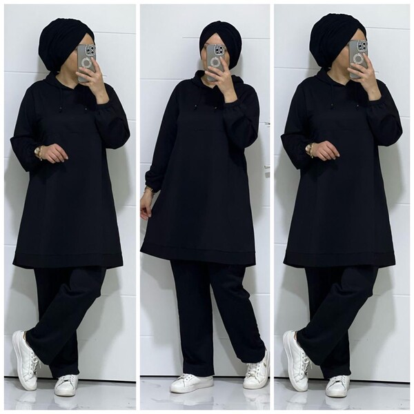 2525 K60 SİYAH GAMZE TAKIM - 6
