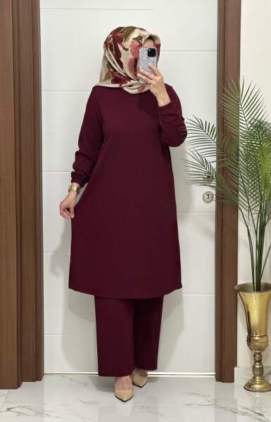 1210 K90 BORDO ALARA TAKIM - MODA ALMİRA