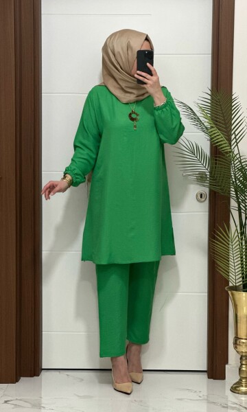 6645 K-75 JAZZ AYROBİN TAKIM BENETTON RENK - MODA ALMİRA