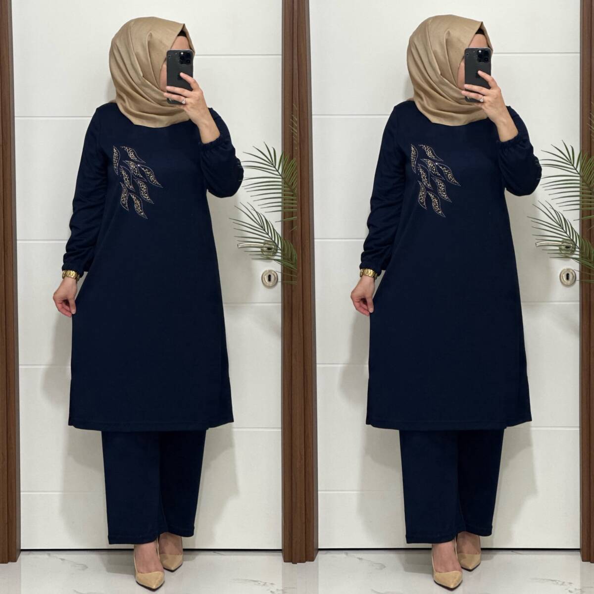 4545 K120 LACİVERT BELİZ TAKIM - 4