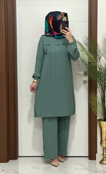 7575 K85 GÜLCE TAKIM MİNT RENK - MODA ALMİRA